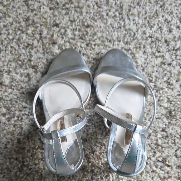 Sophia Webster Silver Sandals with Strappy Design - Picture 6 of 13